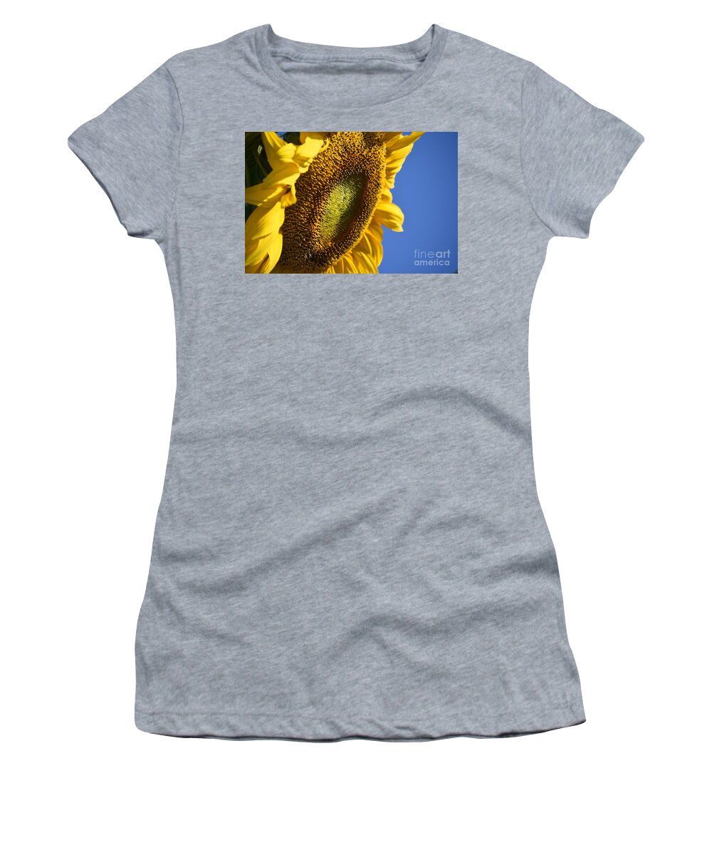 Sunflower Women's T-Shirt featuring the digital art The Perfect Sky by Yenni Harrison