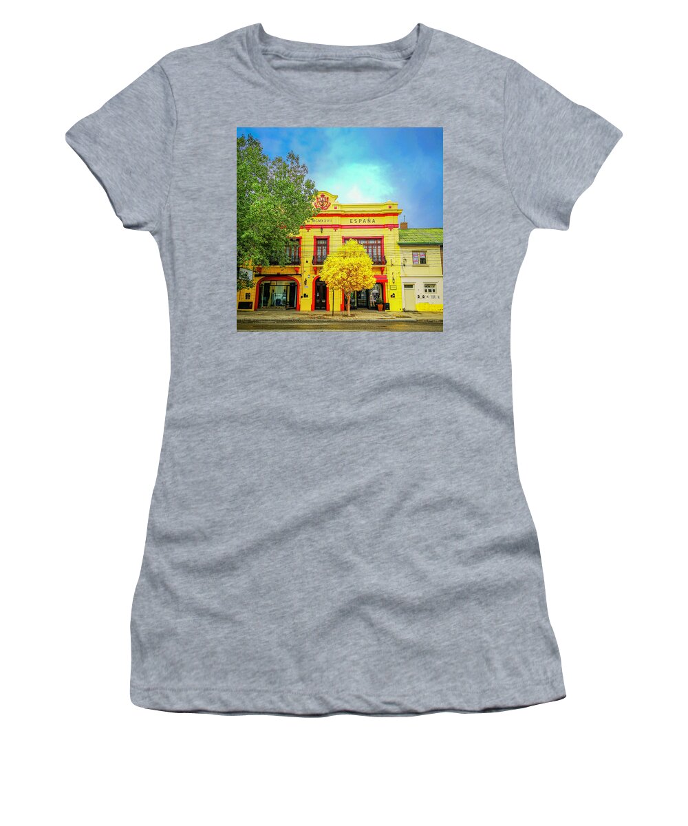 The Spain House Women's T-Shirt featuring the photograph The Spain House by Aydin Gulec