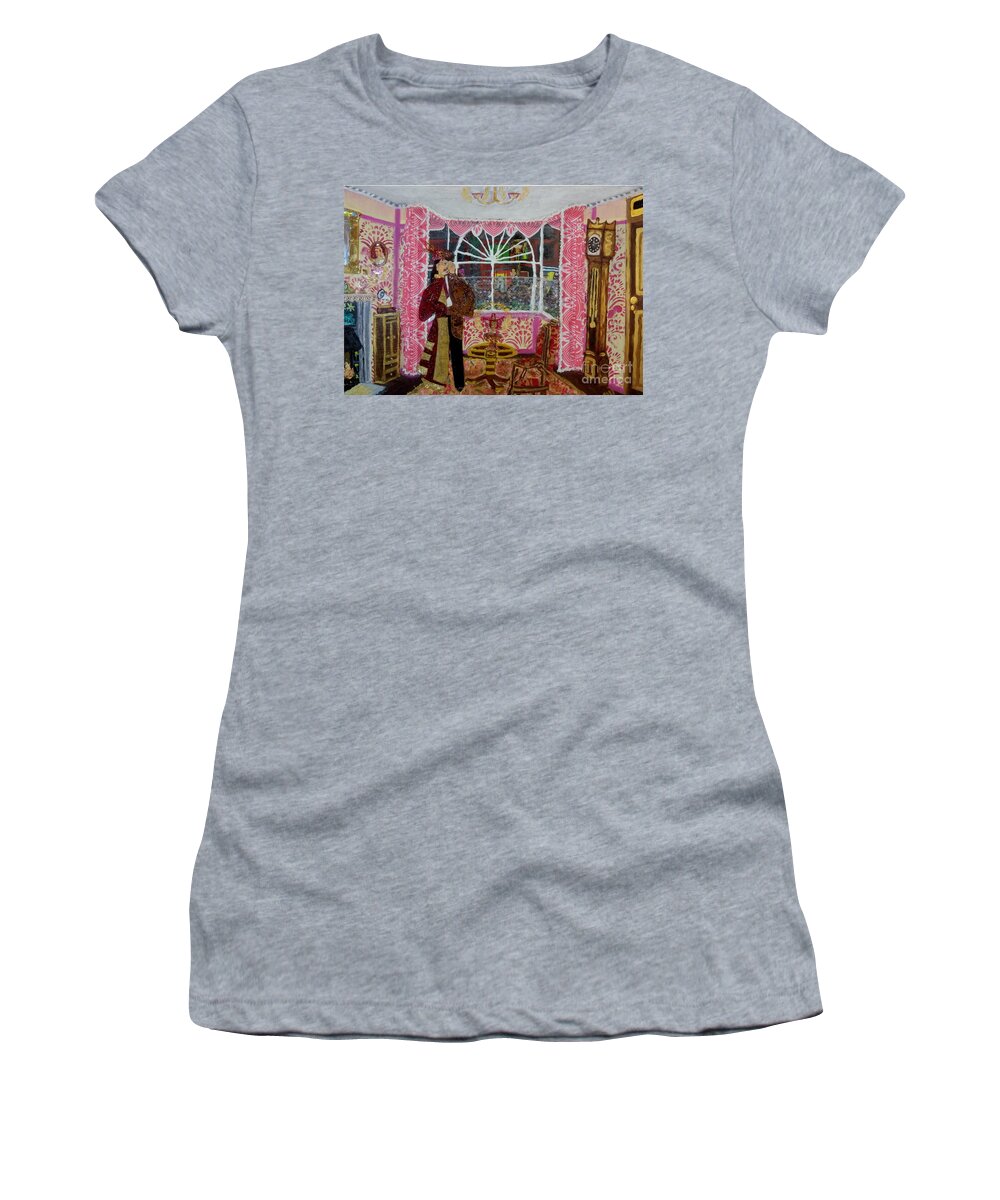 Lgbtq Women's T-Shirt featuring the mixed media The Victorian Victim by David Westwood