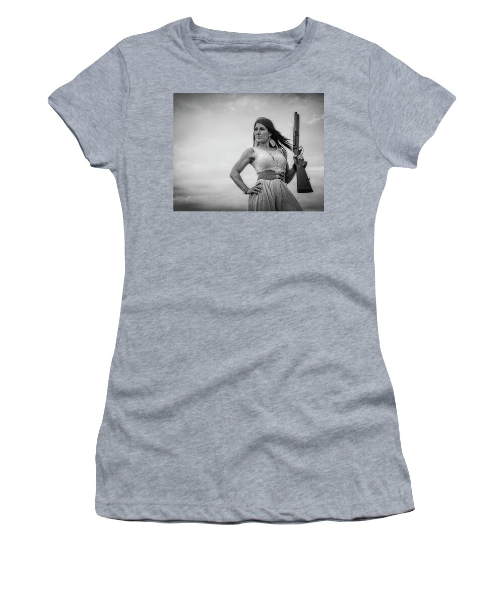Model Women's T-Shirt featuring the photograph The Wild West by Bill Cubitt