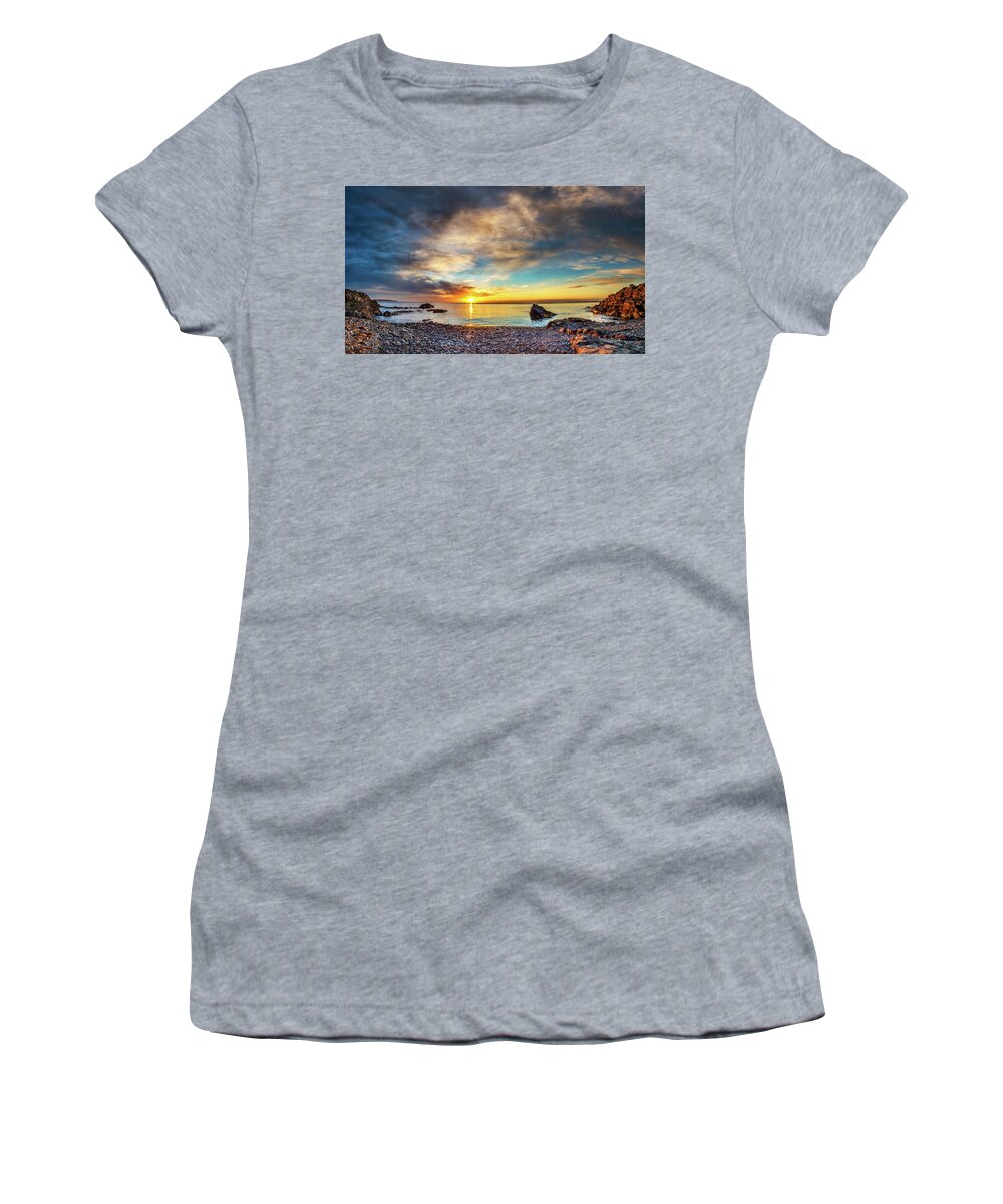Ireland Women's T-Shirt featuring the photograph The World Awakes by Martyn Boyd