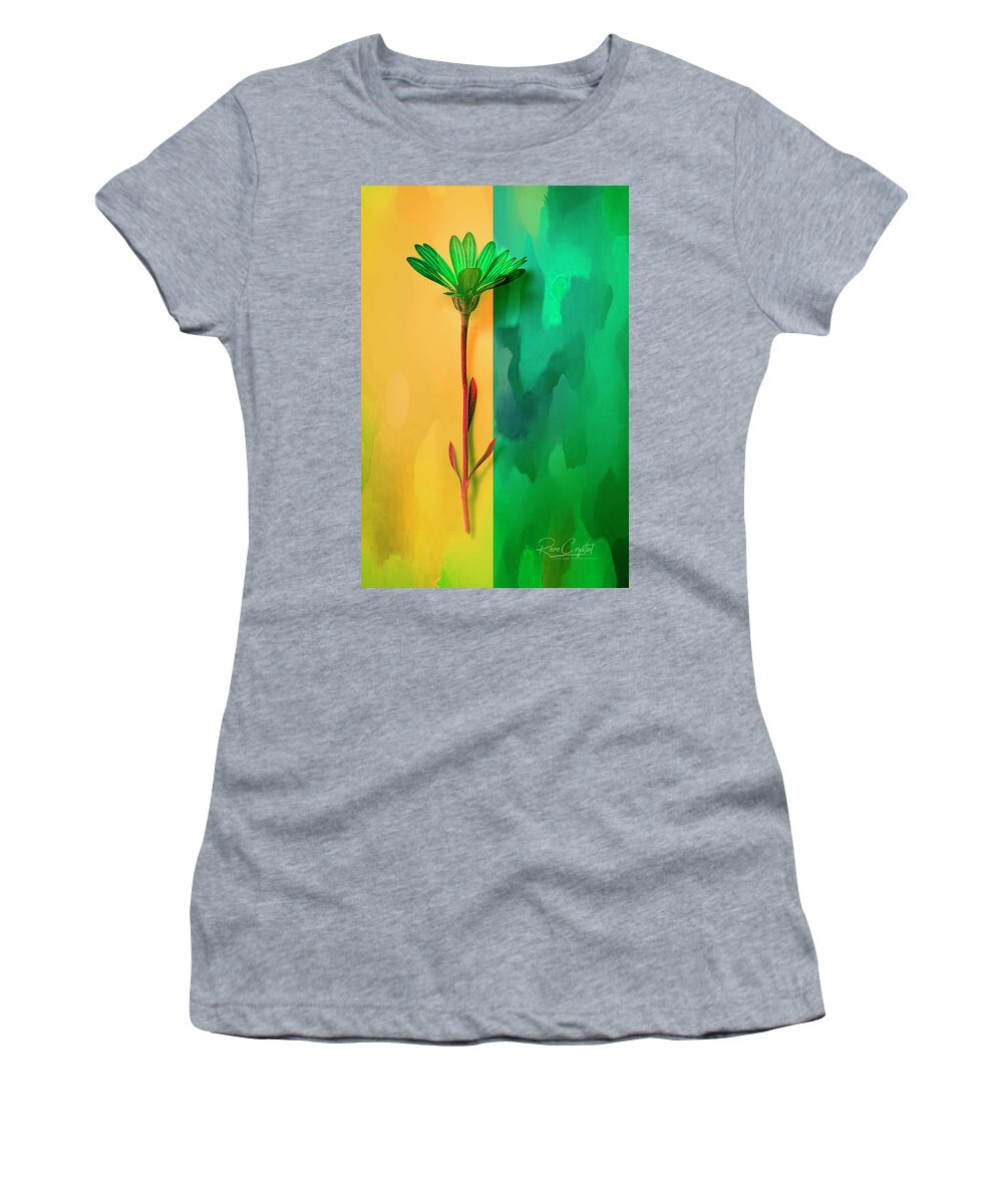 Daisy Women's T-Shirt featuring the photograph There's Beauty In Being Different by Rene Crystal