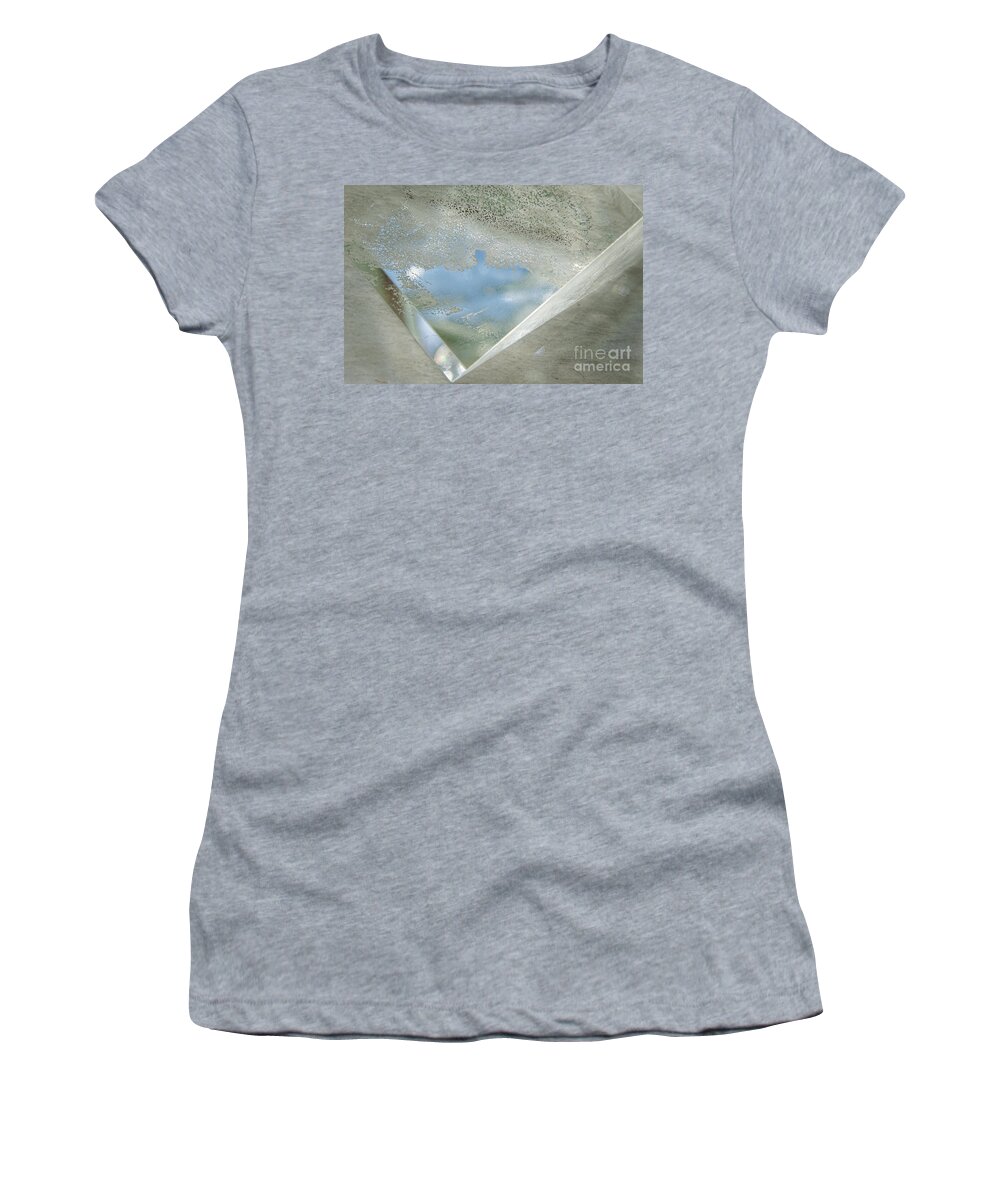 Blue Women's T-Shirt featuring the photograph Thinking at Square Angles by Marilyn Cornwell