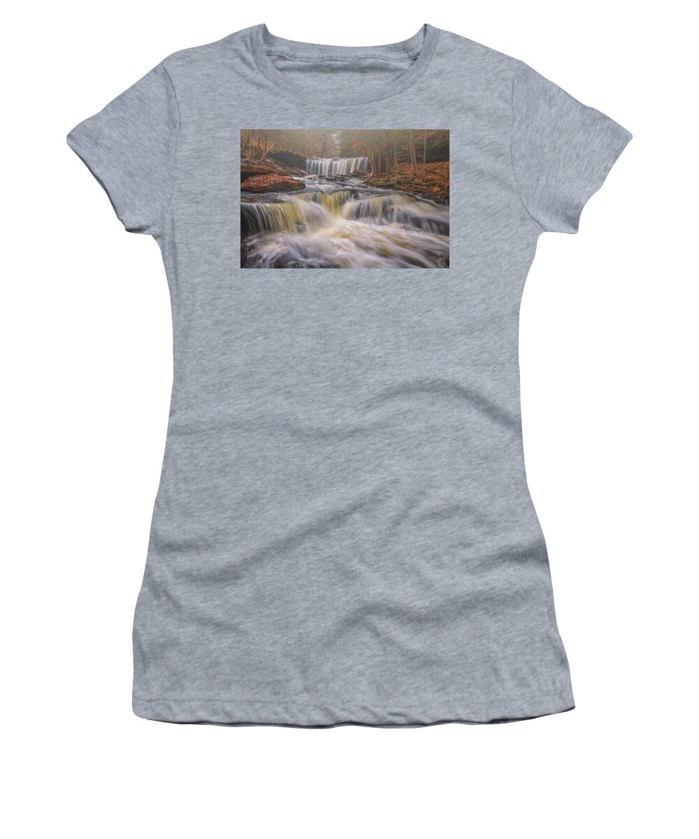 Waterfalls Women's T-Shirt featuring the photograph Thirst Quencher by Darren White