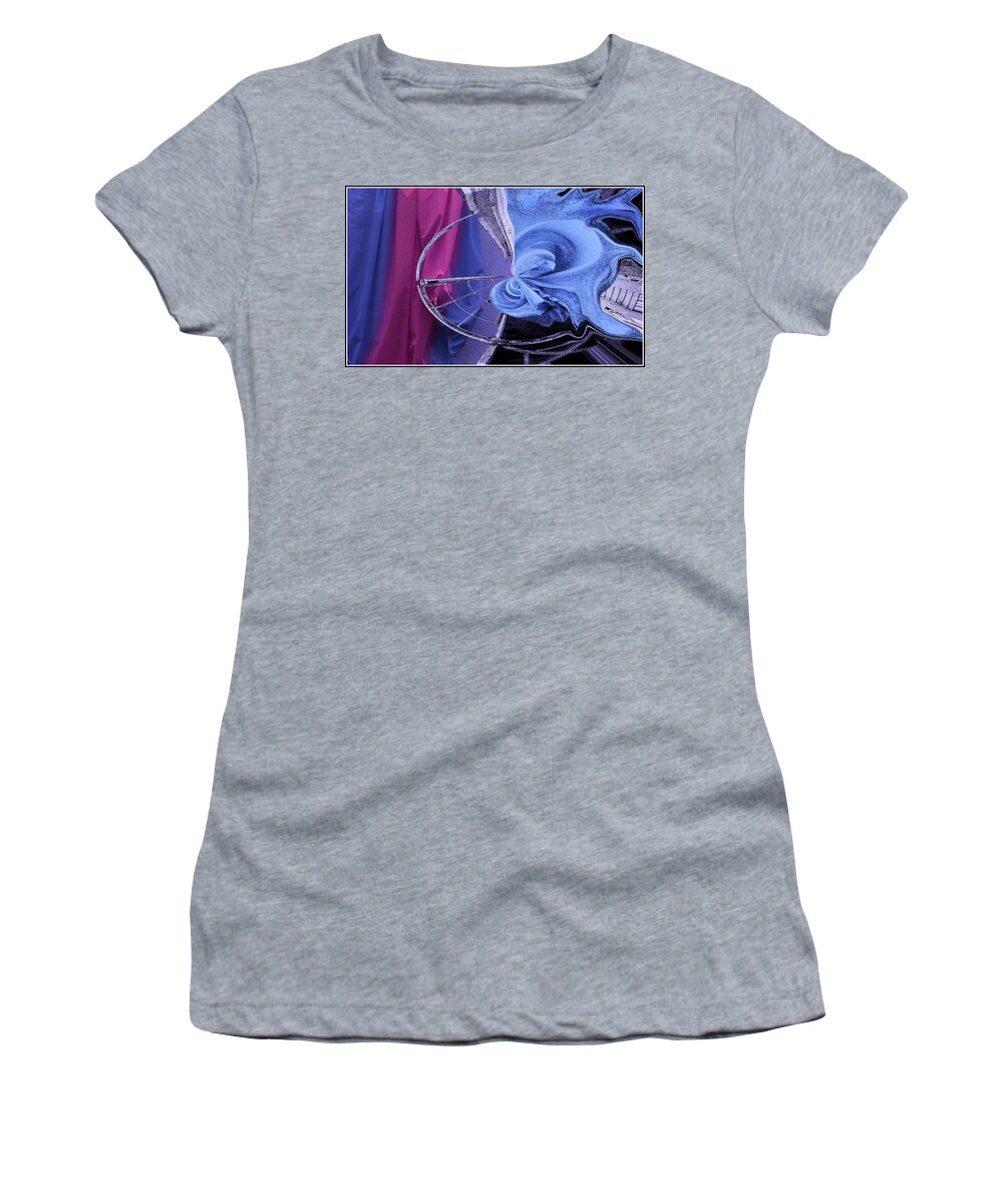 Blue Women's T-Shirt featuring the photograph Three Sheets to the Wind by Wayne King