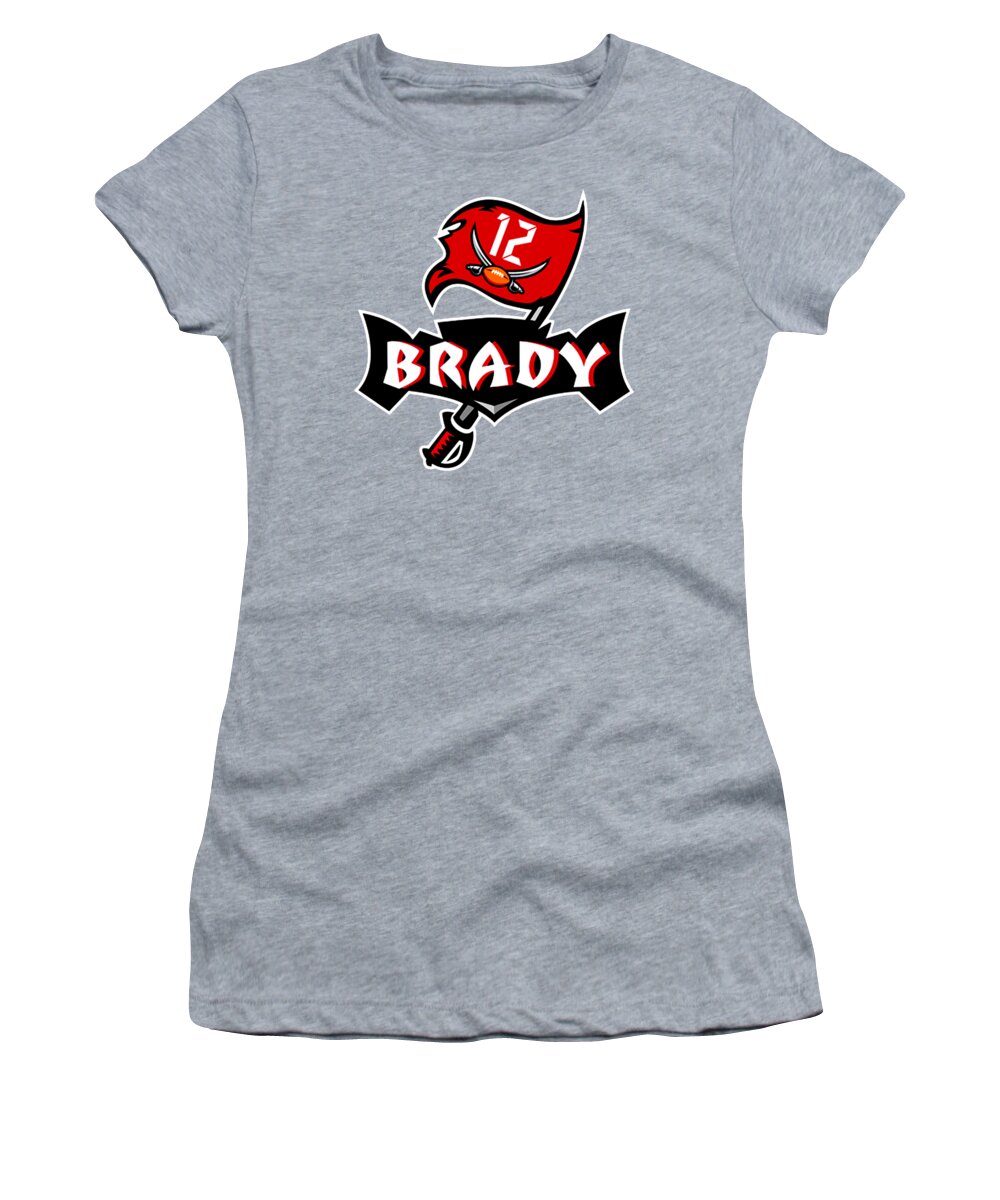 Tom Brady #12 Tampa Bay Buccaneers Shirt Women's T-Shirt by Duong Dam -  Pixels