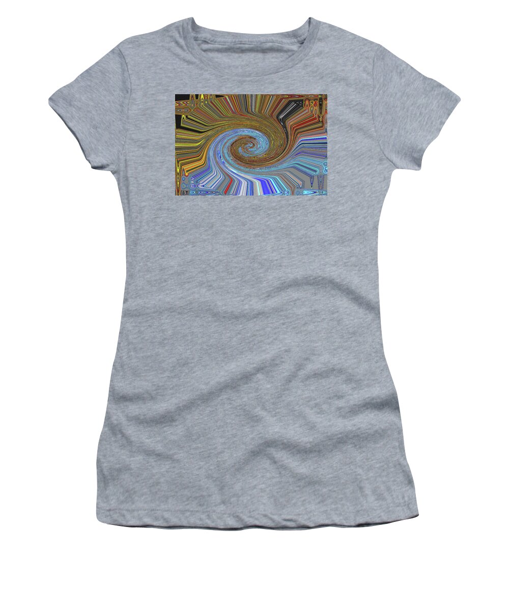 Tom Stanley Janca Abstract#7989 Women's T-Shirt featuring the digital art Tom Stanley Janca Abstract#7989 by Tom Janca