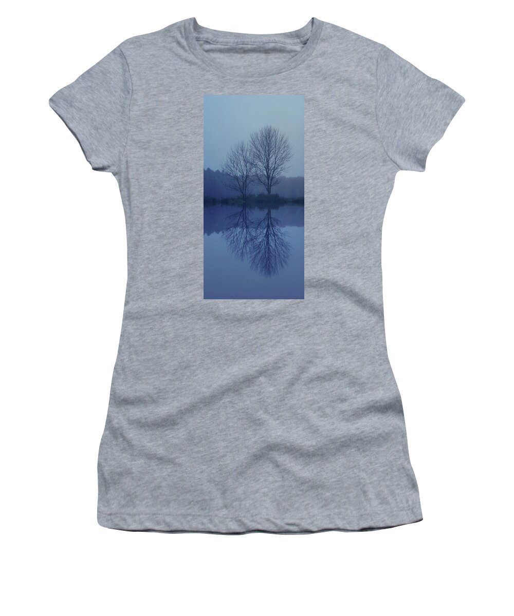 Blue Women's T-Shirt featuring the photograph Tranquility by Carrie Ann Grippo-Pike