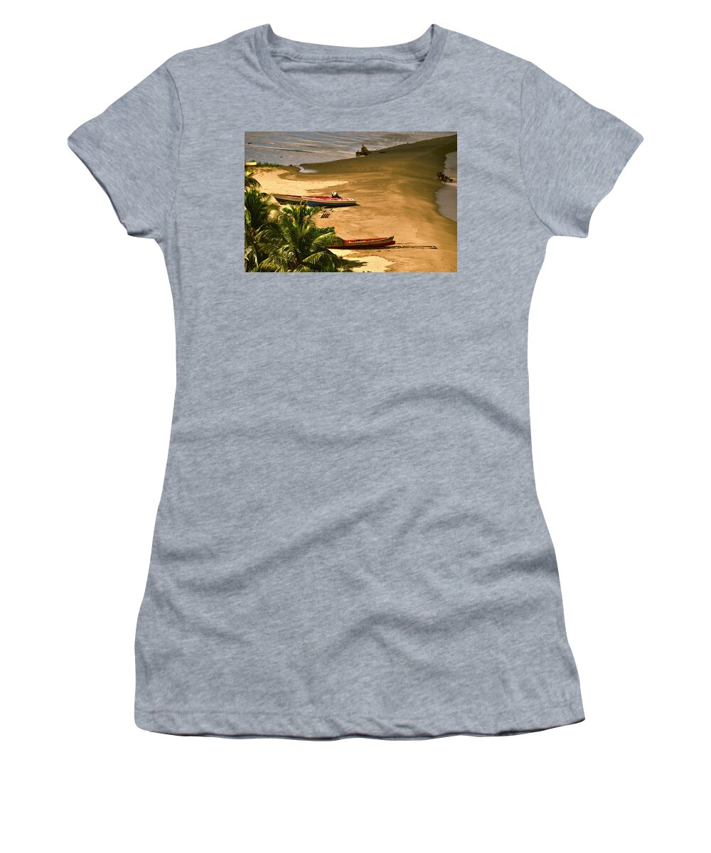 St. Lucia Women's T-Shirt featuring the photograph Tranquility by Segura Shaw Photography