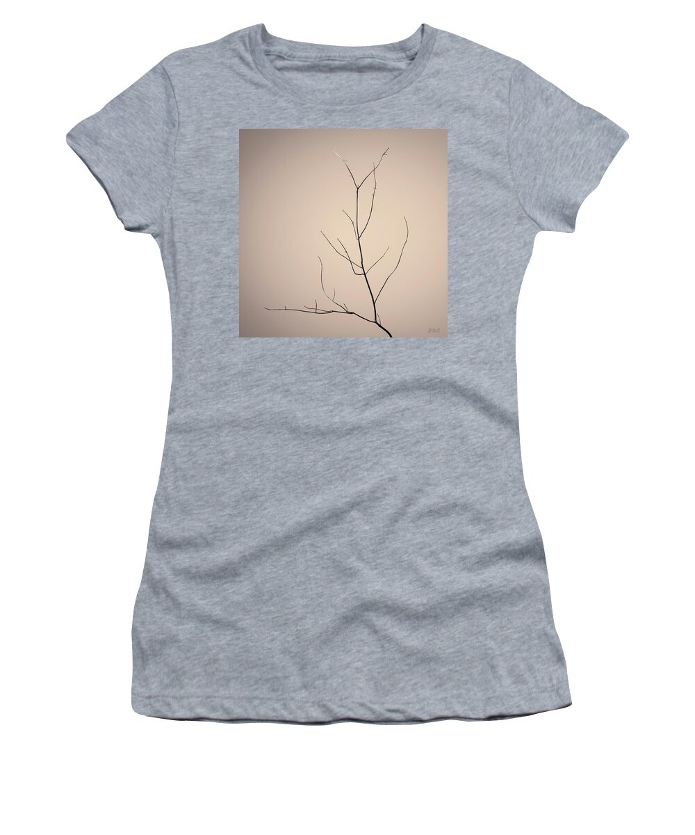 Abstract Women's T-Shirt featuring the photograph Tree Branches IV Toned by David Gordon