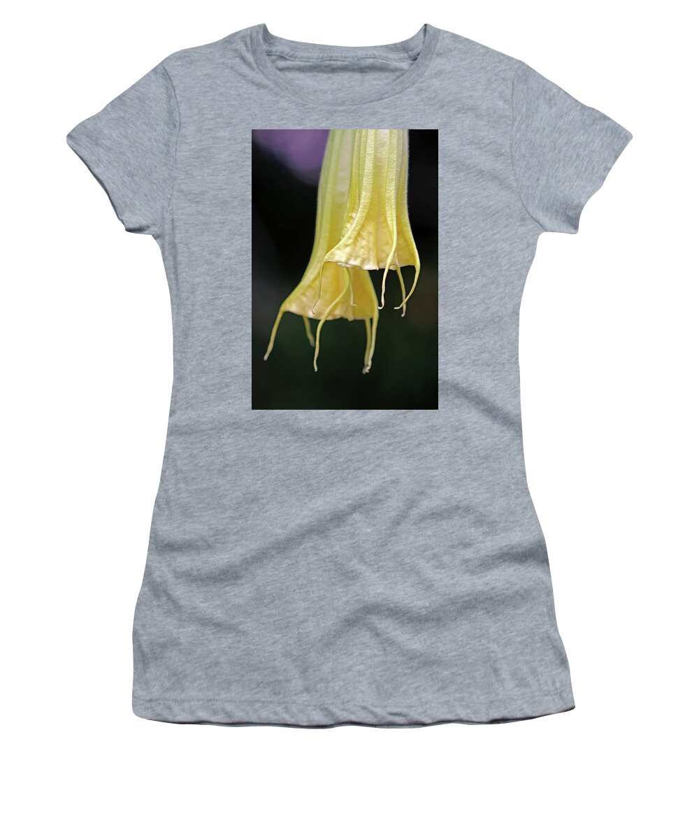 Angel's Trumpet Women's T-Shirt featuring the photograph Trumpet Buds by Debbie Oppermann