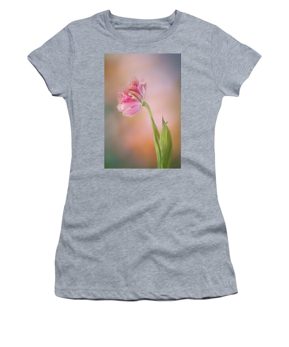Photography Women's T-Shirt featuring the digital art Tulip Beauty by Terry Davis