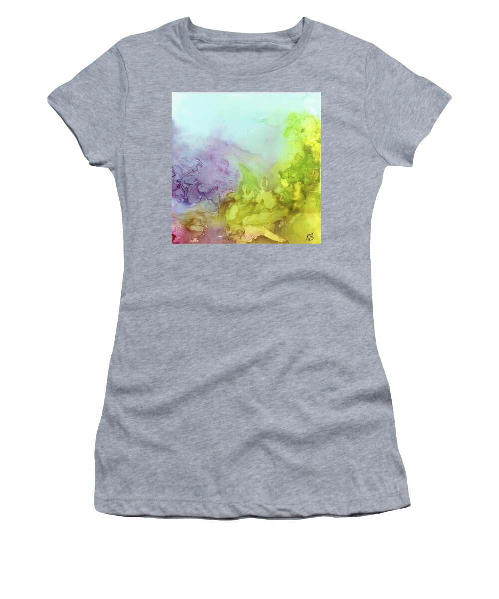 Landscape Women's T-Shirt featuring the painting Turn The Corner by Katy Bishop