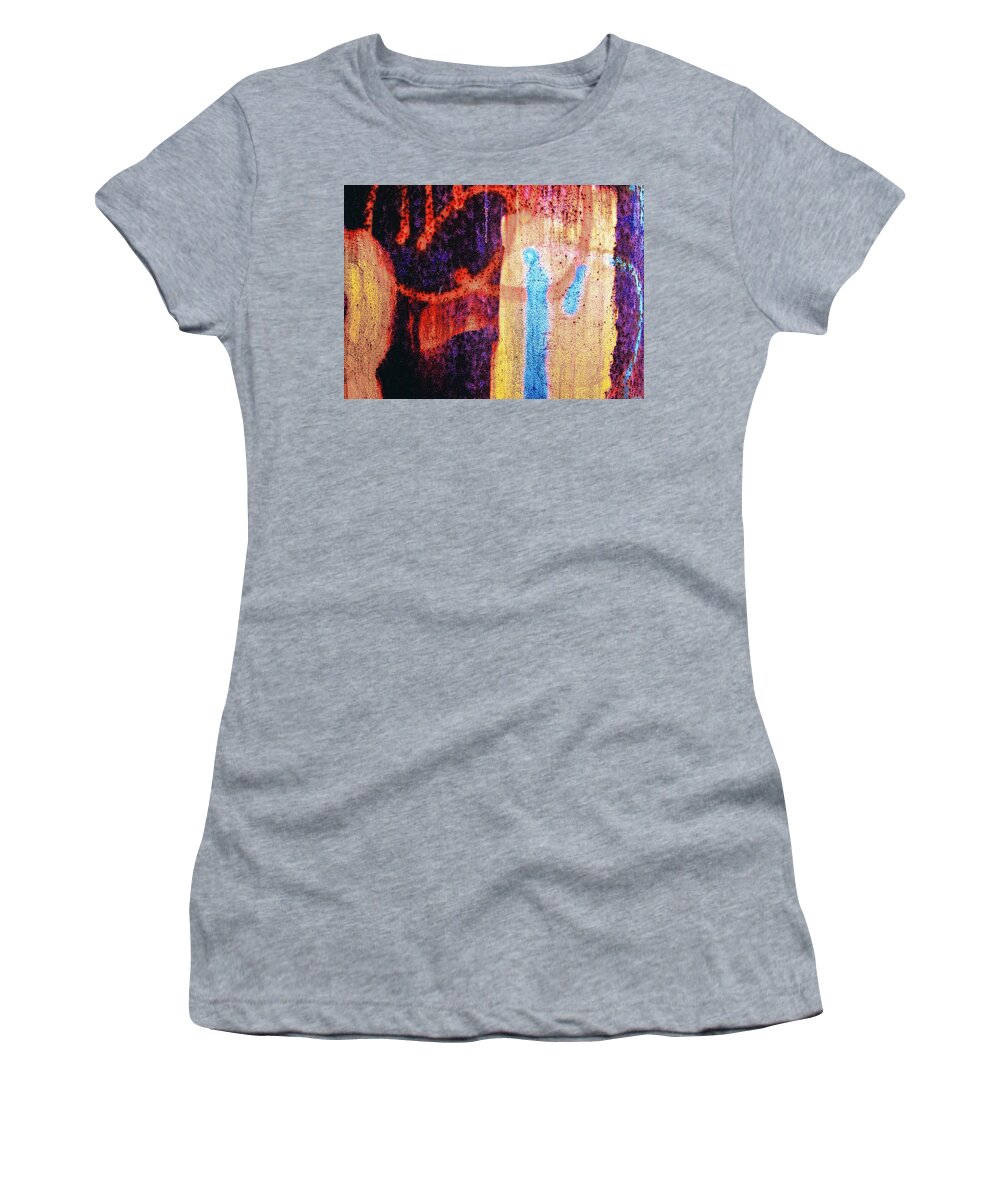 Abstract Women's T-Shirt featuring the photograph Two As One by Bob Orsillo