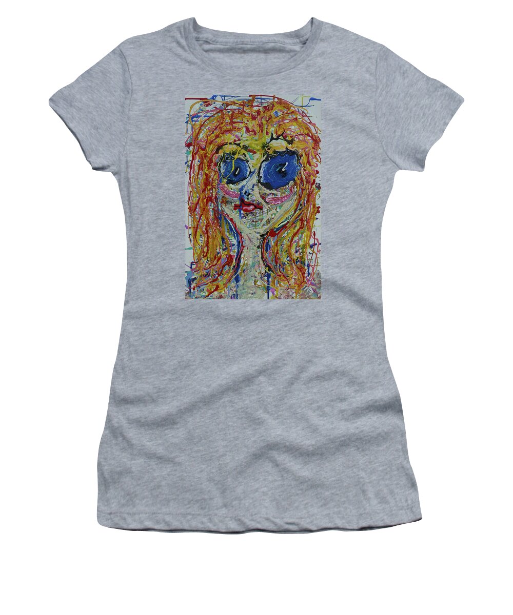 Ufnb Women's T-Shirt featuring the painting UFnB by Tessa Evette