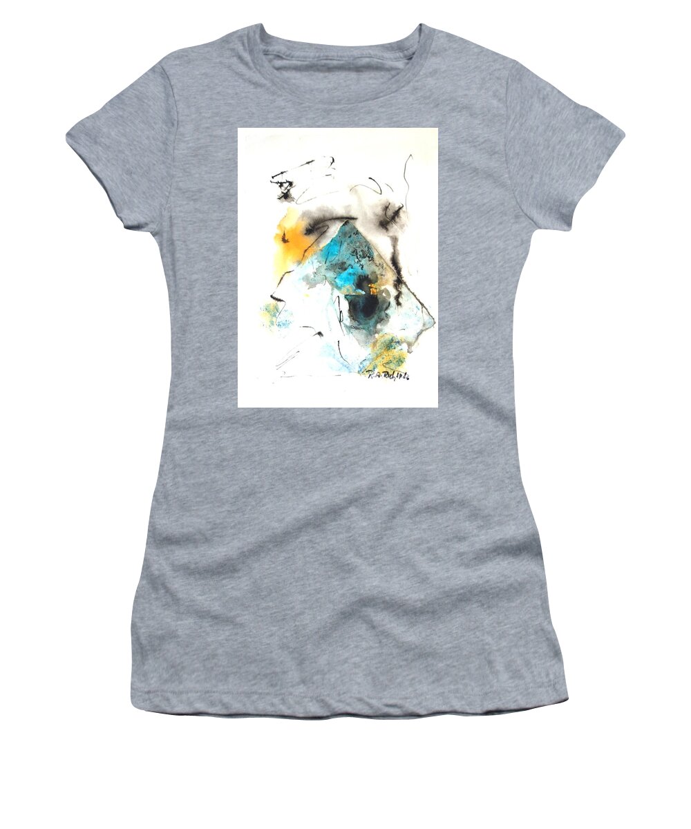 Mixed Media Women's T-Shirt featuring the mixed media Unbound by Dick Richards