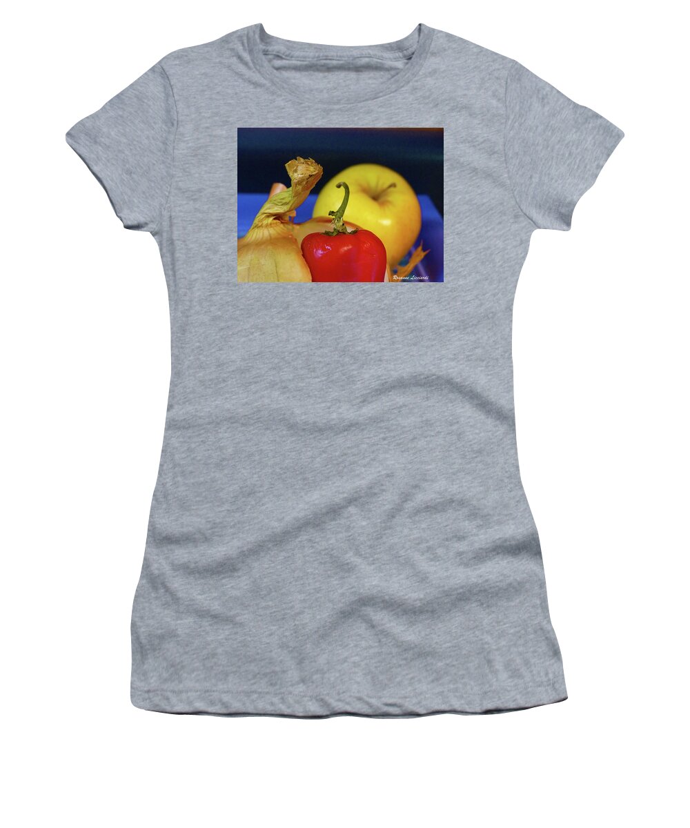 Yellow Delicious Apple Women's T-Shirt featuring the photograph Ambiance by Rosanne Licciardi