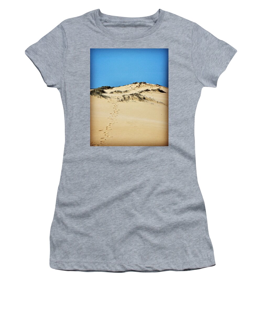 Dune Women's T-Shirt featuring the photograph Up the Dune by Sarah Lilja