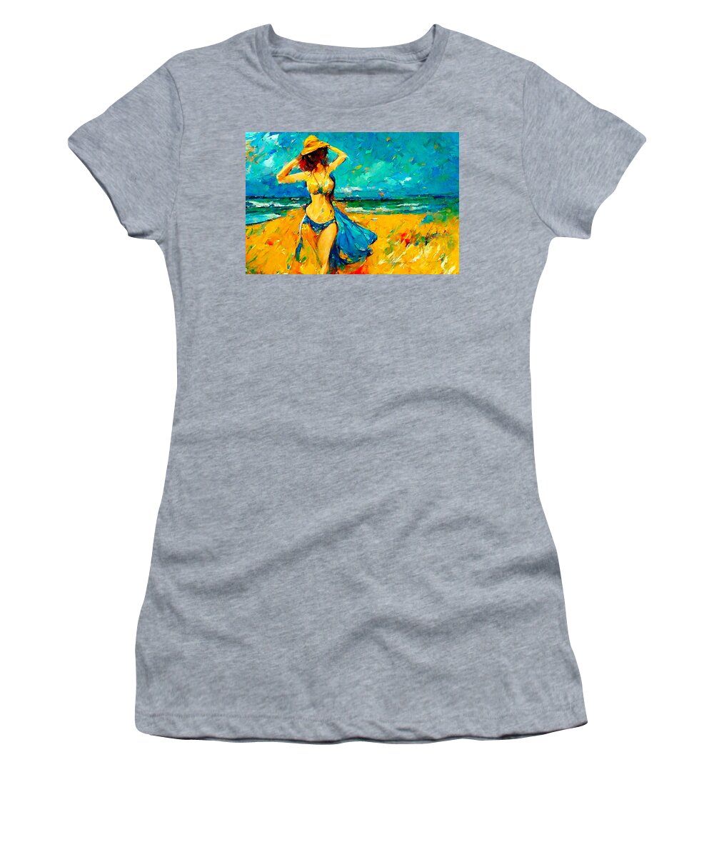 Vincent Van Gogh Women's T-Shirt featuring the digital art Van Gogh #13 by Craig Boehman