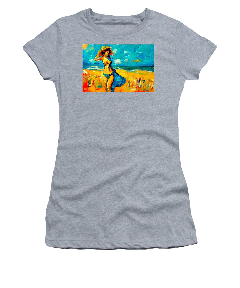 Vincent Van Gogh Women's T-Shirt featuring the digital art Van Gogh #15 by Craig Boehman