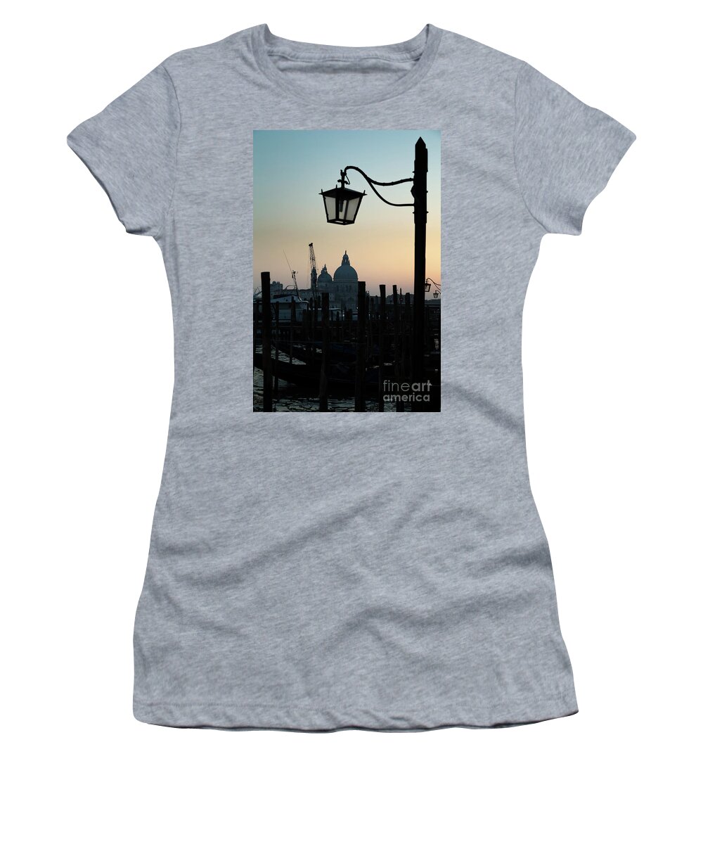 Italy Women's T-Shirt featuring the photograph Venice at sunset by Andy Myatt