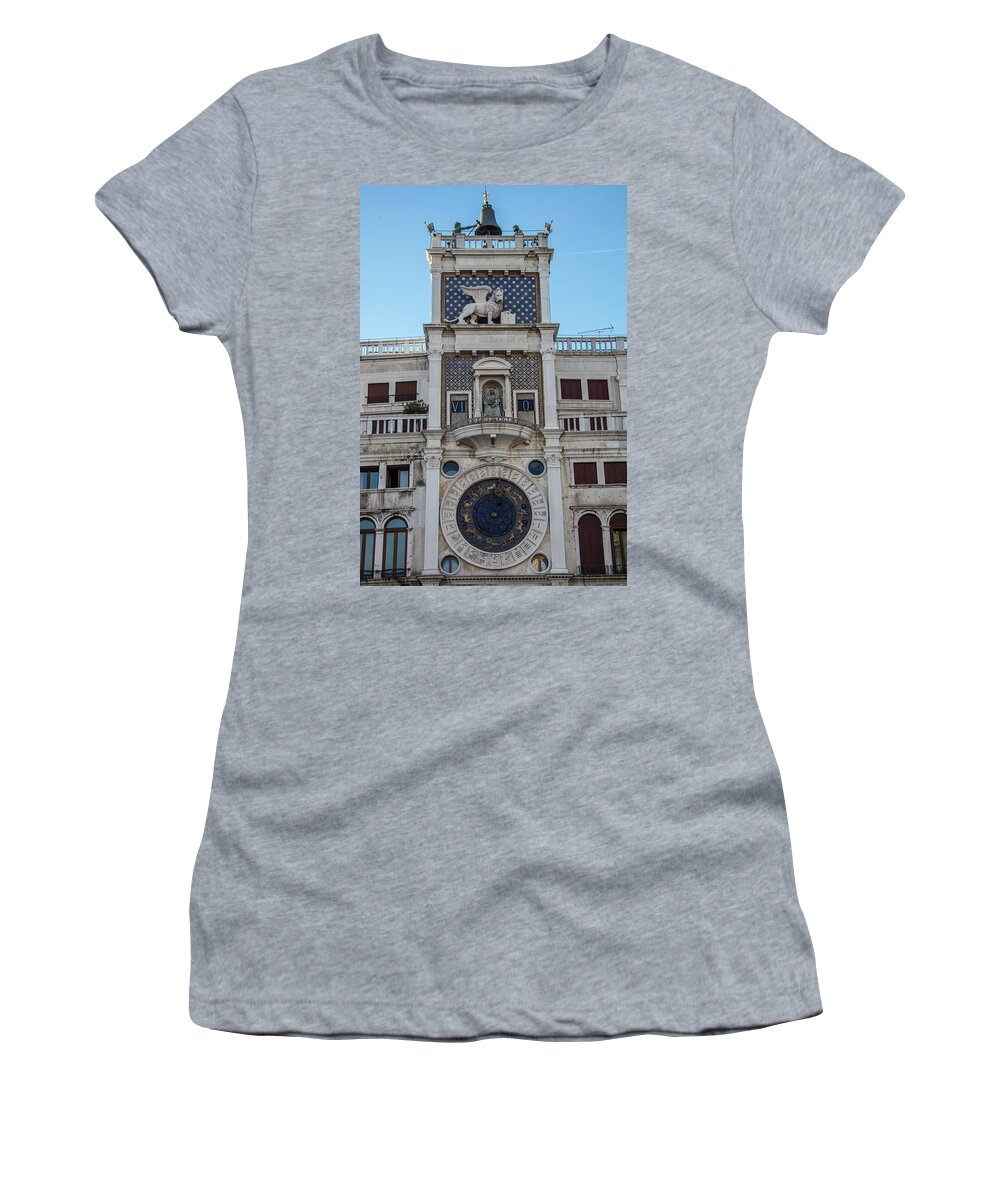 Canon Women's T-Shirt featuring the photograph Venice Italy building by John McGraw