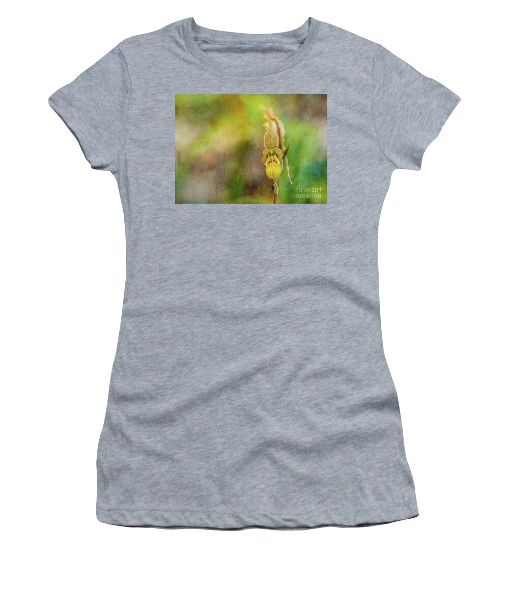 Venus Slipper Women's T-Shirt featuring the photograph Venus Slipper by Eva Lechner