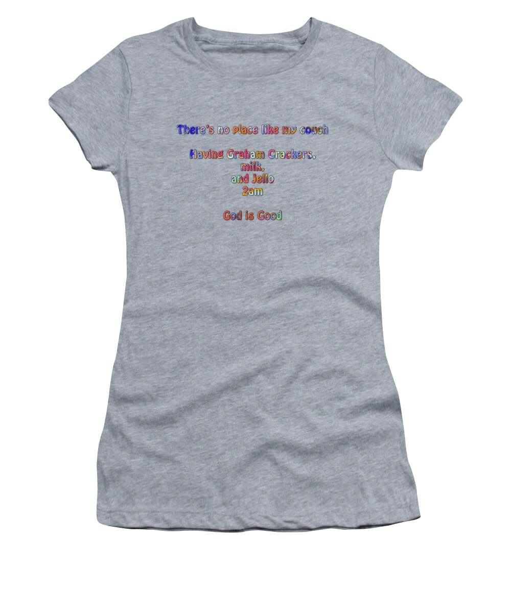 Graham Crackers Women's T-Shirt featuring the painting Vic by Corinne Carroll