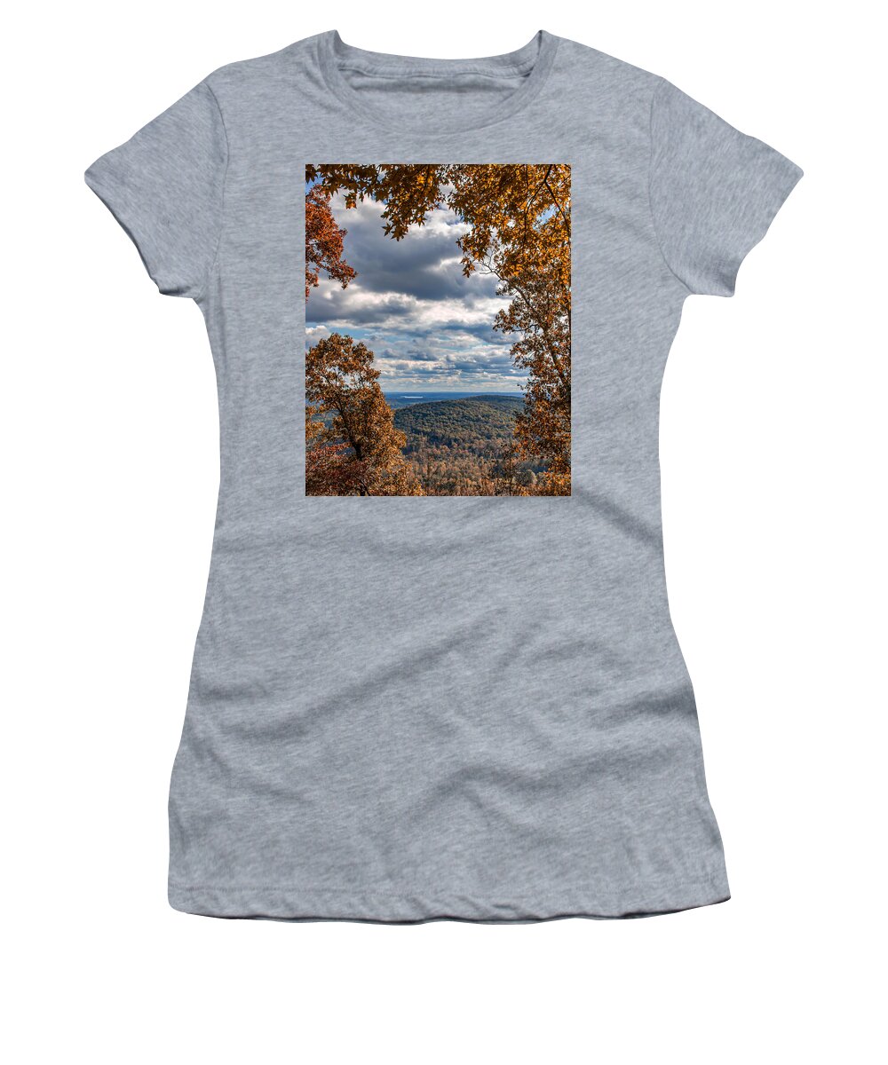 Mountain Women's T-Shirt featuring the photograph View from Morrow Mountain by Rick Nelson