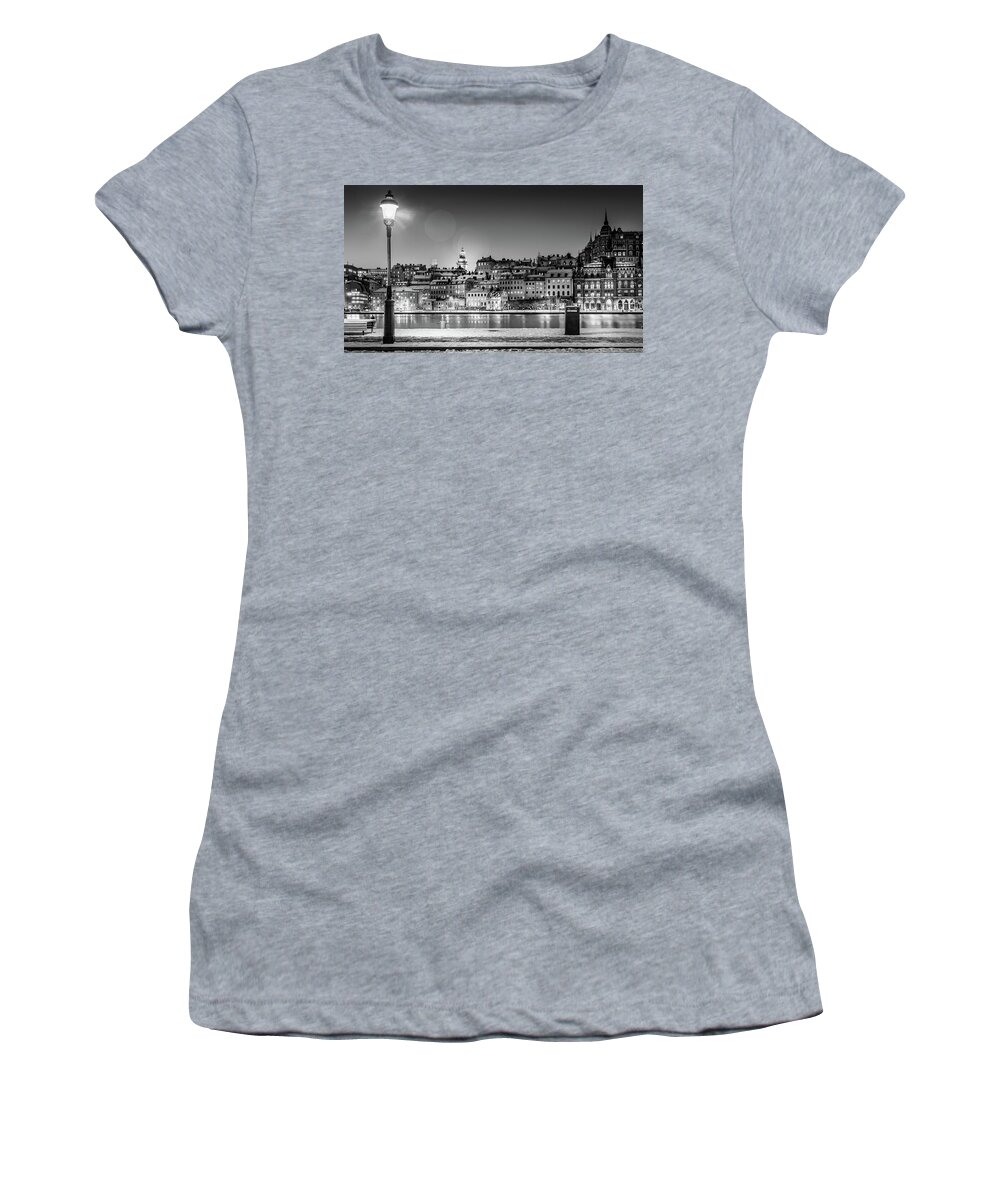 Stockholm Women's T-Shirt featuring the photograph View of Stockholm by Nicklas Gustafsson