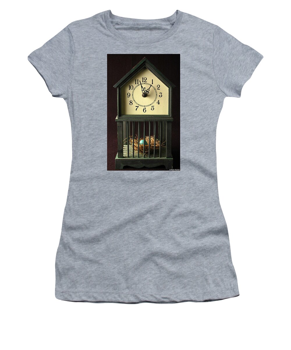  Women's T-Shirt featuring the photograph Waiting by Rein Nomm