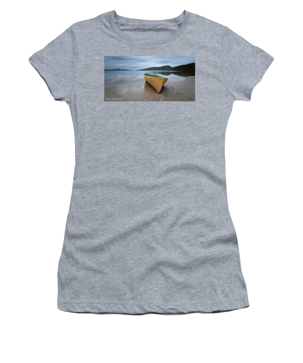 Wallis Lakes Australia Women's T-Shirt featuring the digital art Wallis Lakes 87231 by Kevin Chippindall