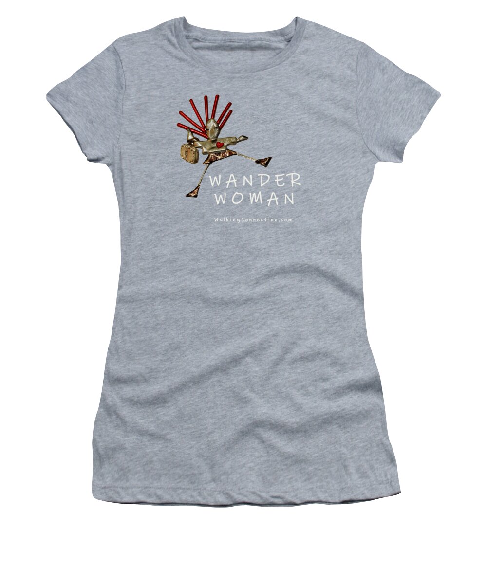 Wander Woman. Living Room Women's T-Shirt featuring the photograph Wander Woman by Gene Taylor