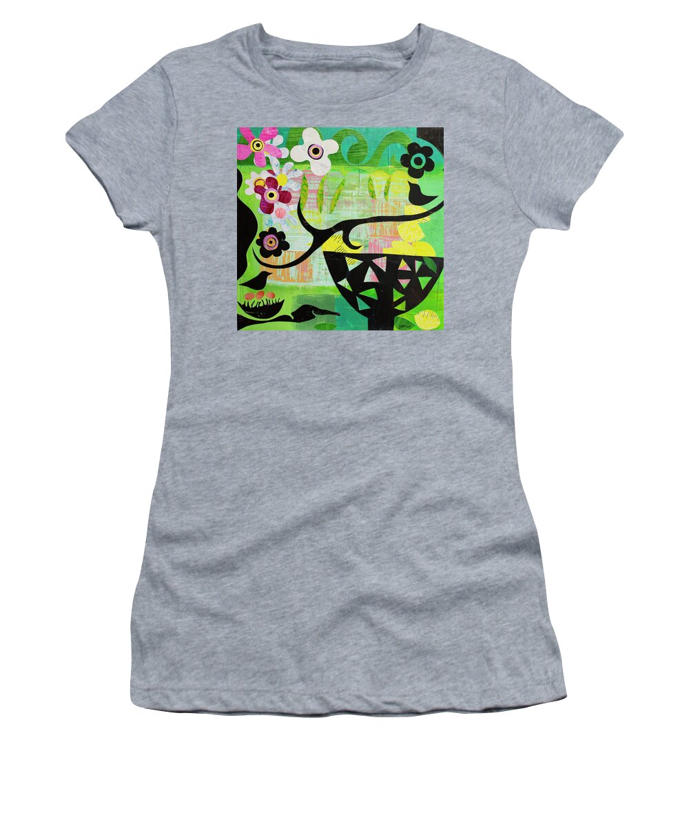 When You Have Lemons Women's T-Shirt featuring the mixed media When you have Lemons by Julia Malakoff