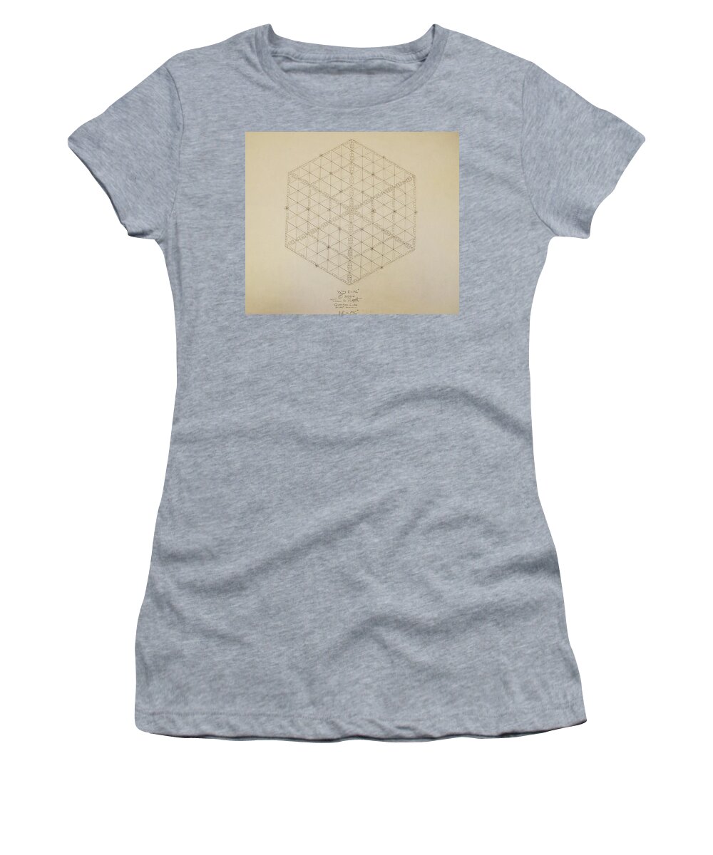 E=mc2 Women's T-Shirt featuring the drawing Why E equals MC2 by Jason Padgett