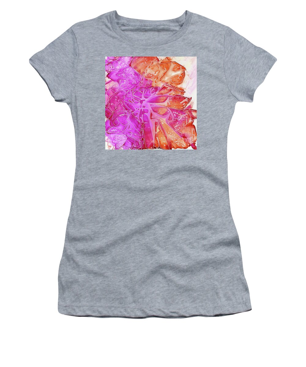 Alcohol Women's T-Shirt featuring the painting Wild Berry by KC Pollak