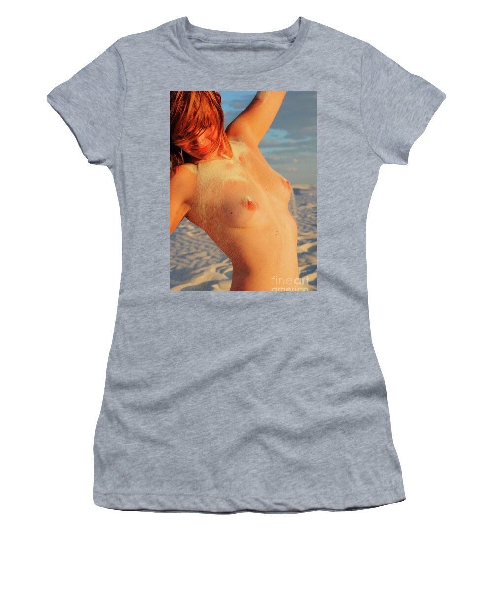 Nude Women's T-Shirt featuring the photograph Wild Storm by Robert WK Clark