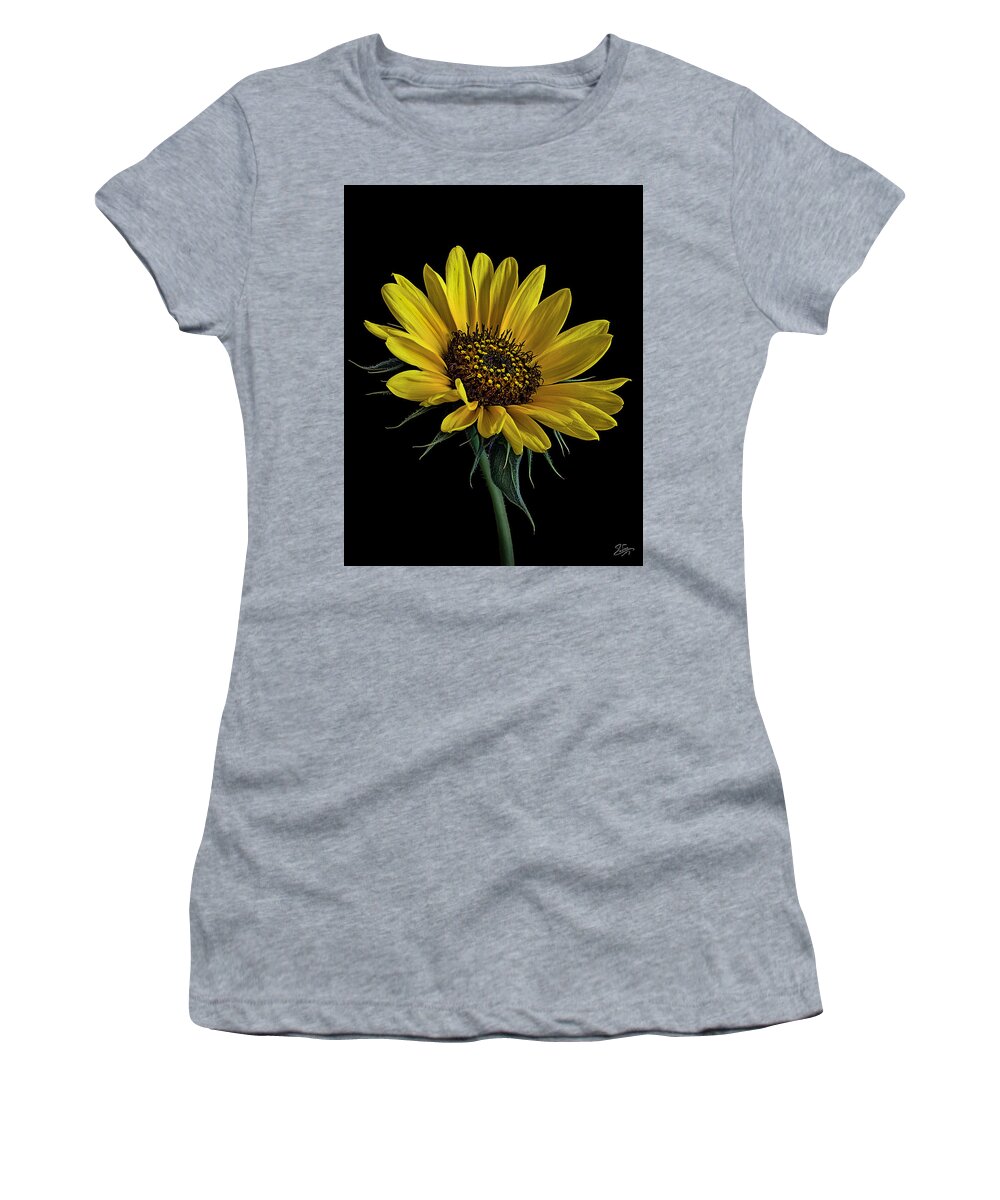 Wild Sunflower Women's T-Shirt featuring the photograph Wild Sunflower by Endre Balogh