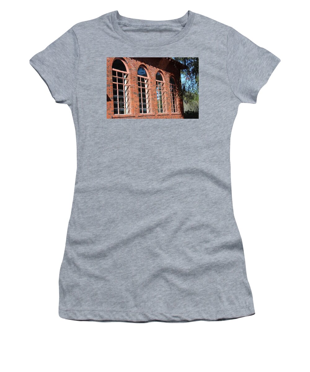 Windows Women's T-Shirt featuring the photograph Windows to the World by Lee Darnell