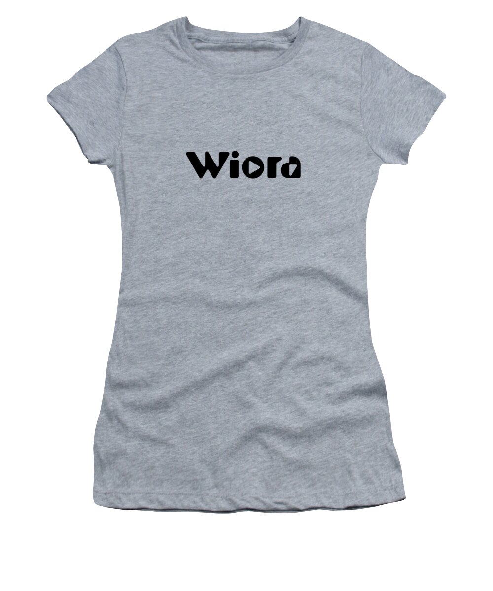 Wiora Women's T-Shirt featuring the digital art Wiora #Wiora by TintoDesigns