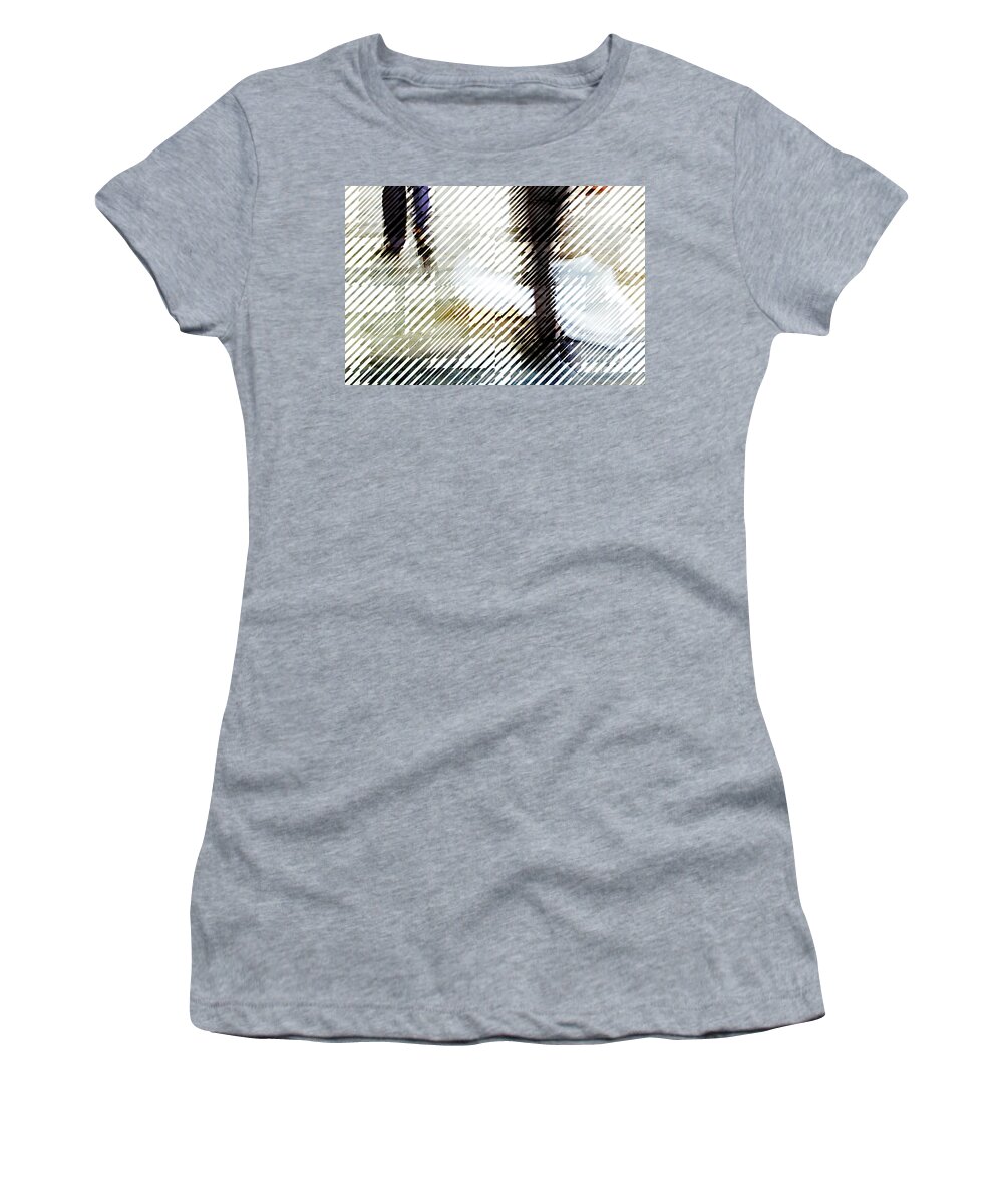 Blur Women's T-Shirt featuring the photograph Yonge Street by Marilyn Cornwell