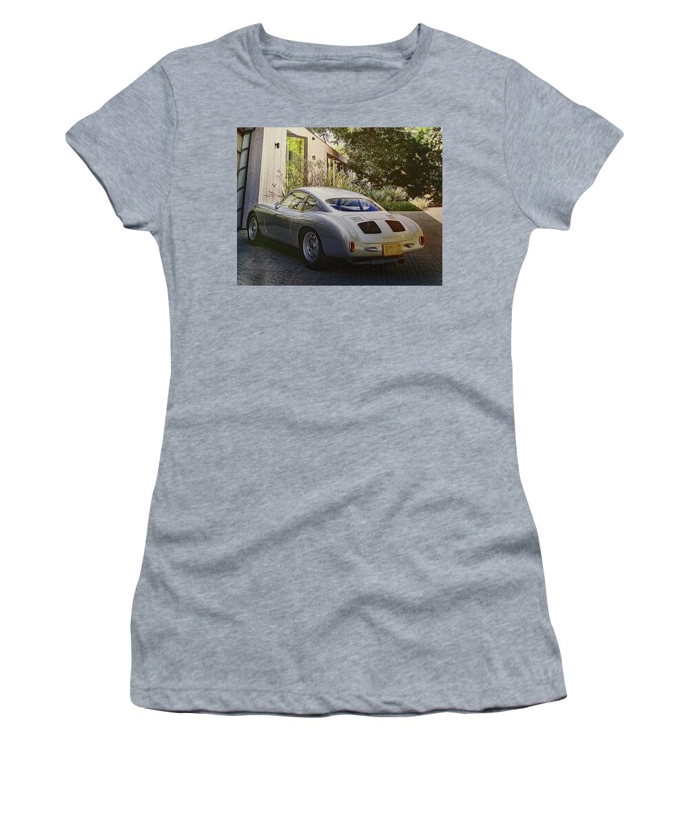 Porche Women's T-Shirt featuring the photograph Zagato- Porche Design by Dennis Baswell
