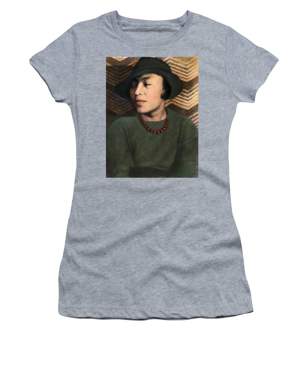 1938 Women's T-Shirt featuring the photograph Zora Neale Hurston, c1903-1960 by Granger