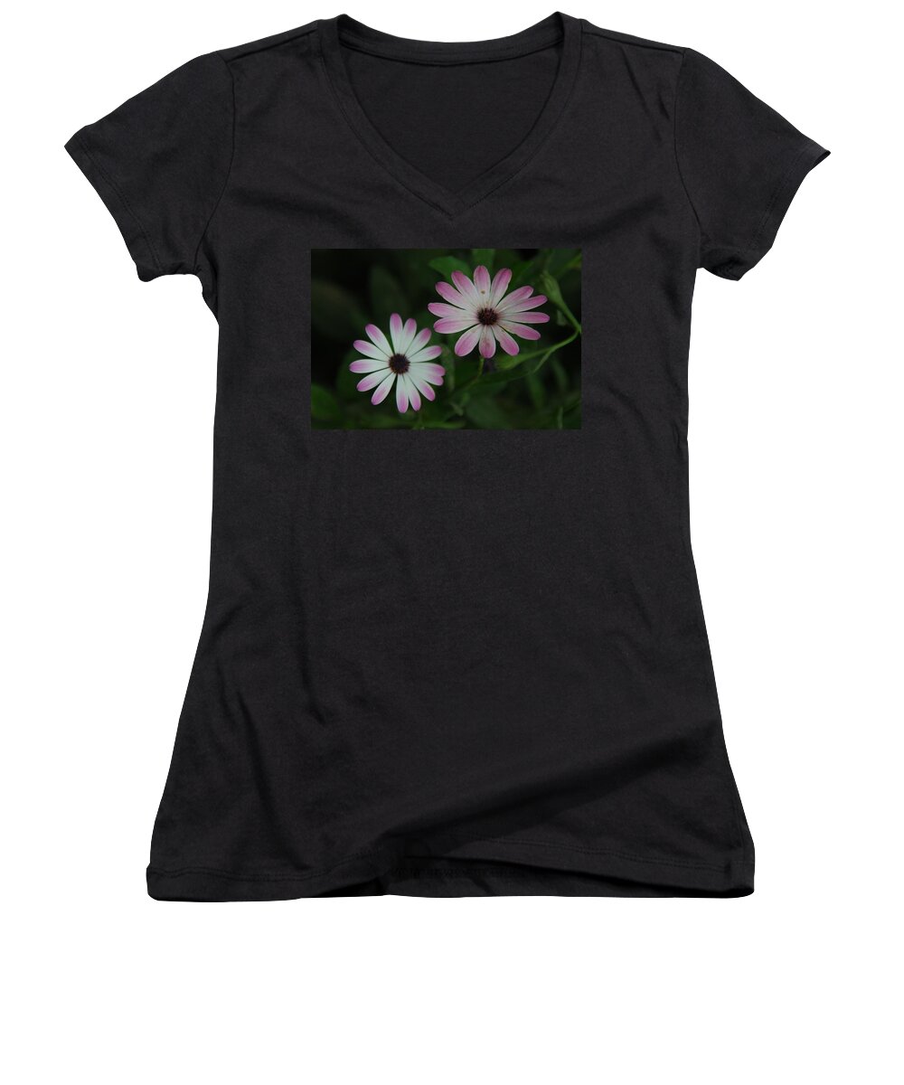 Flowers Women's V-Neck featuring the photograph Dbg 041012-0110 by Tam Ryan