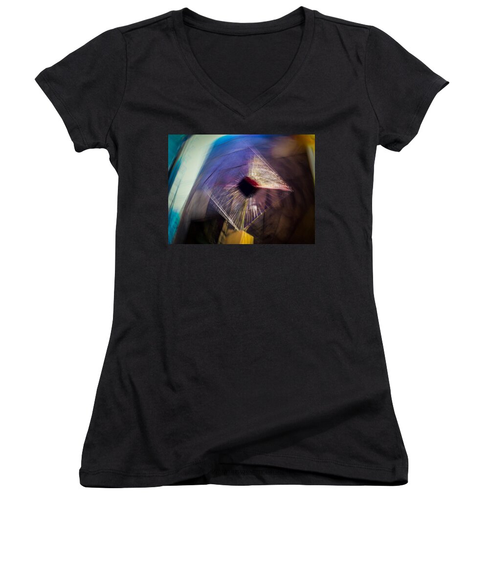 Impressionist Women's V-Neck featuring the photograph Explore the Galaxy with the New Allara Q-Series by Alex Lapidus