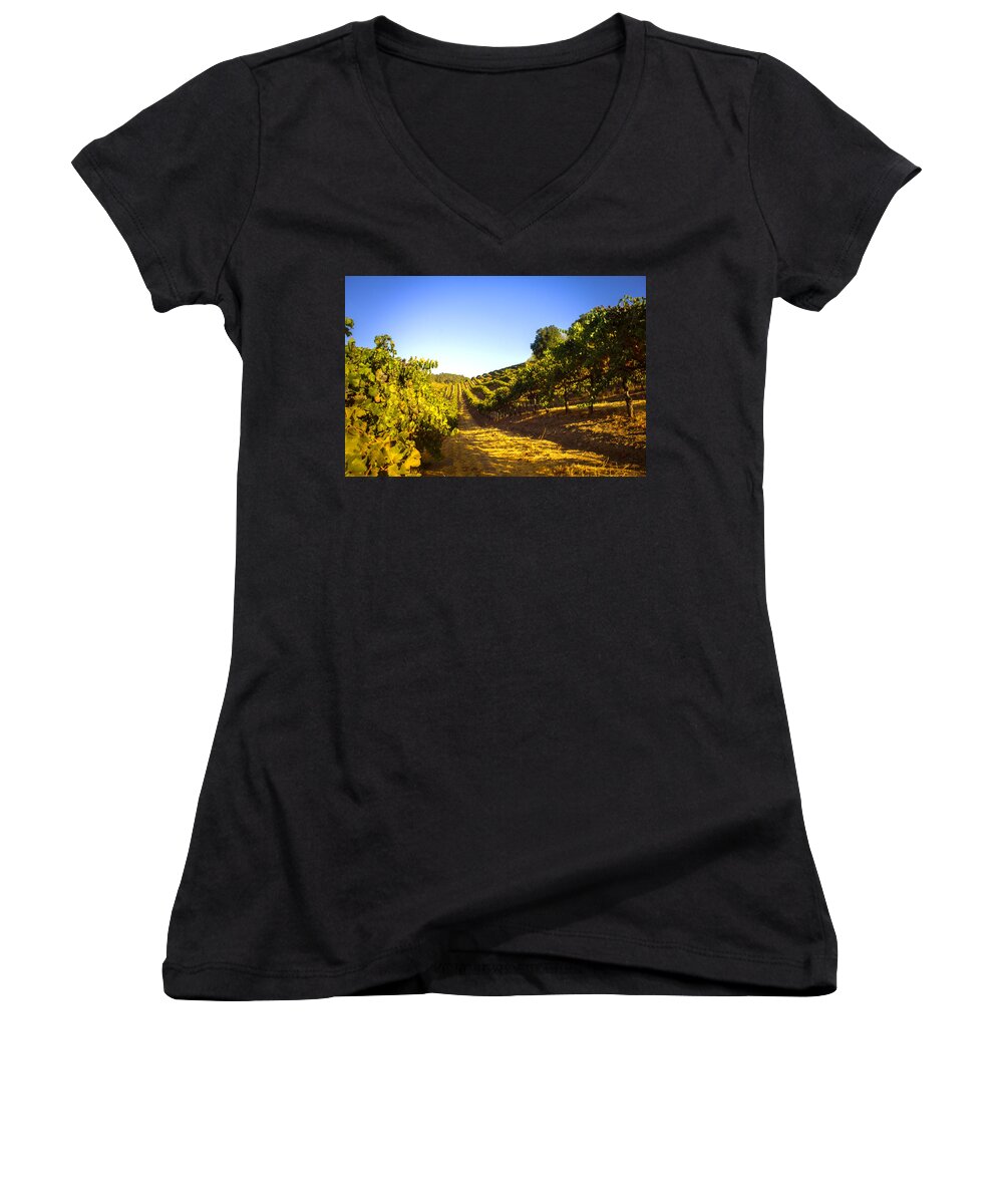 Opolo Women's V-Neck featuring the photograph Opolo Winery by Bryant Coffey