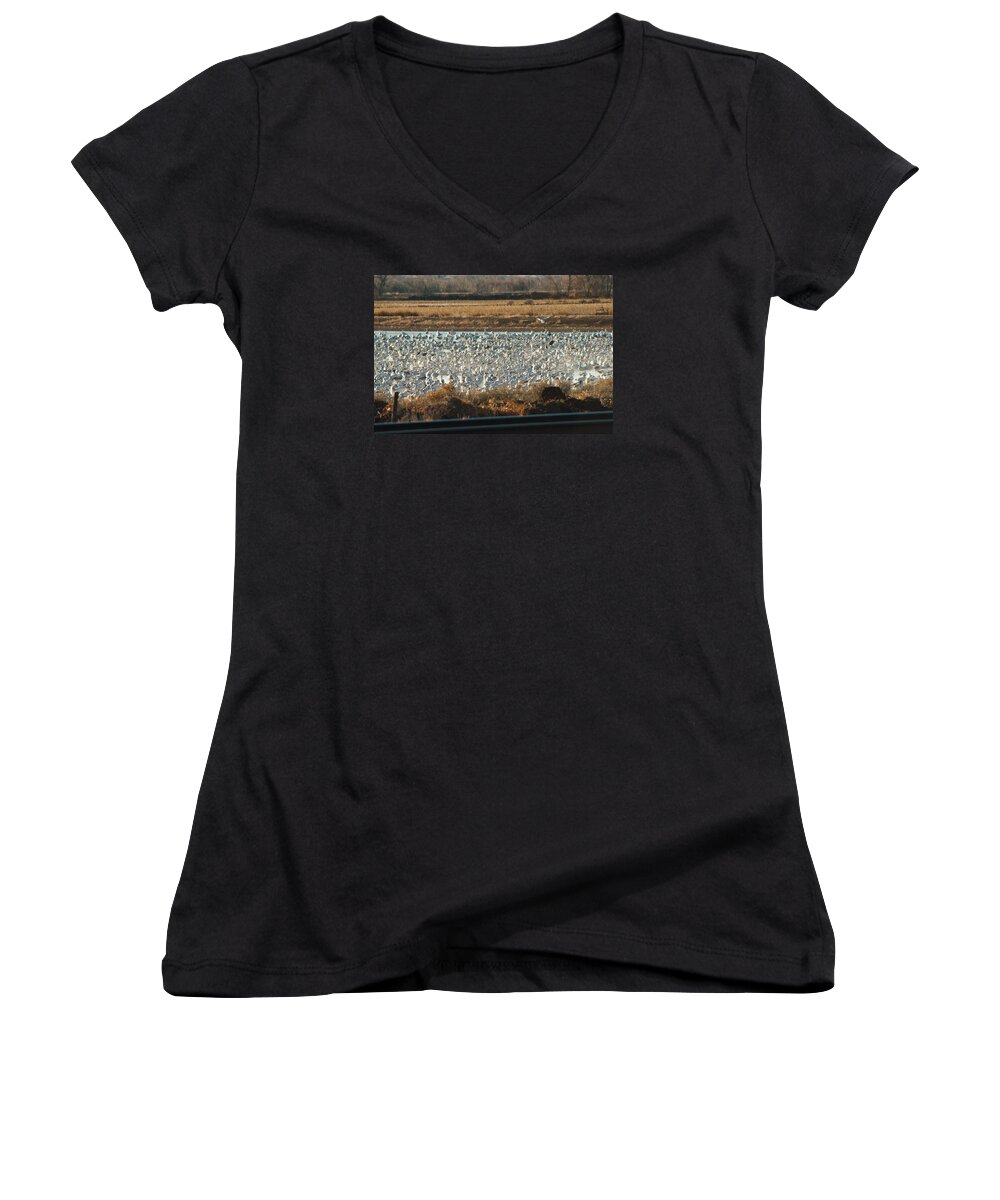  Women's V-Neck featuring the photograph Refuge View 3 by James Gay