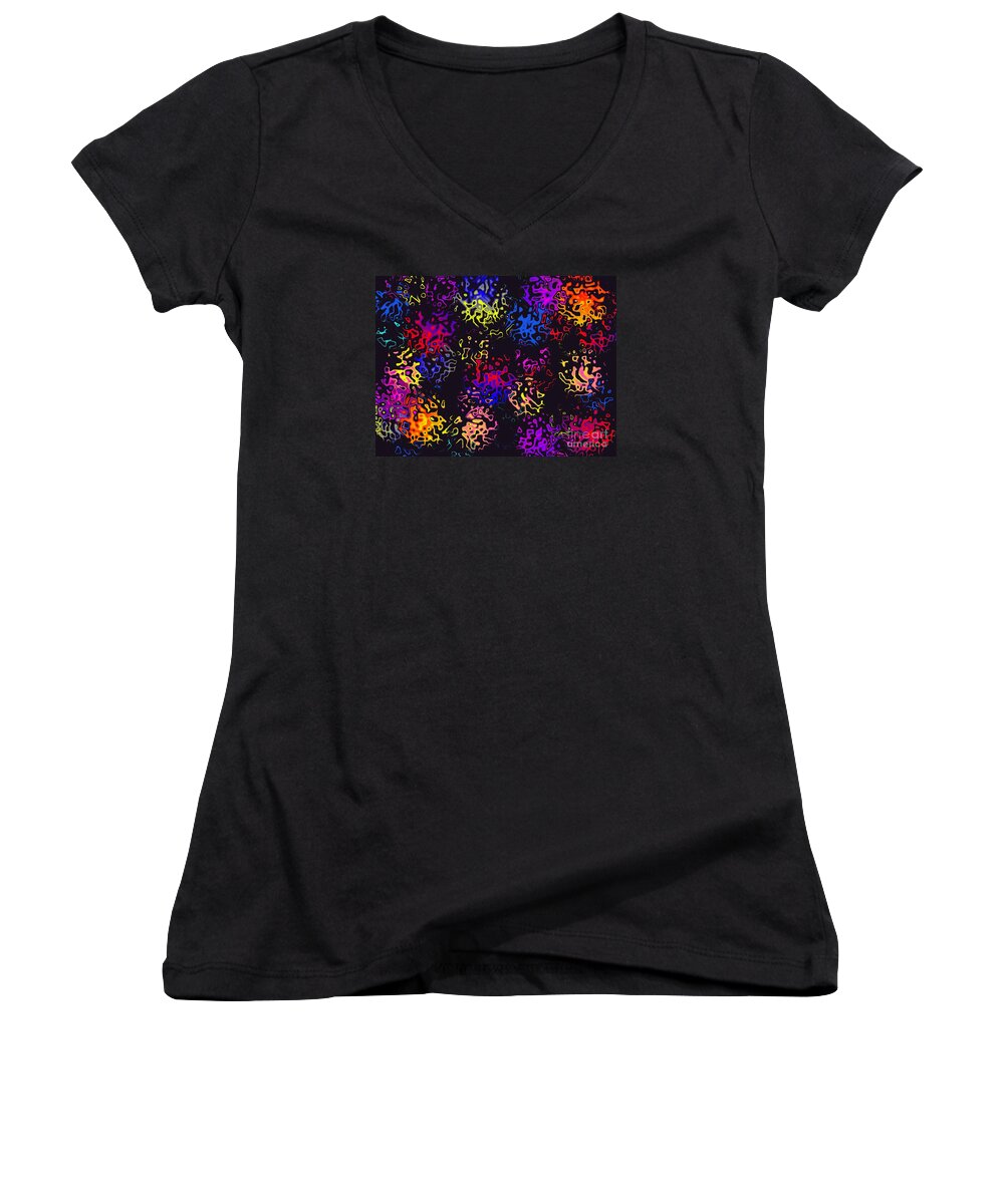 Splodges Women's V-Neck featuring the photograph Spirit Catchers by Mark Blauhoefer
