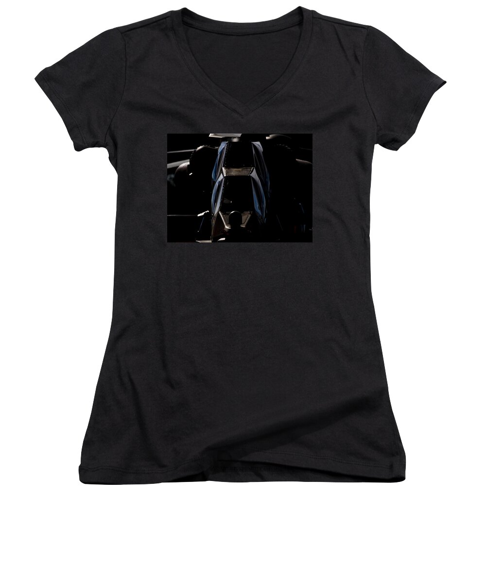 Atlas Rooivalk Women's V-Neck featuring the photograph Starting Up by Paul Job