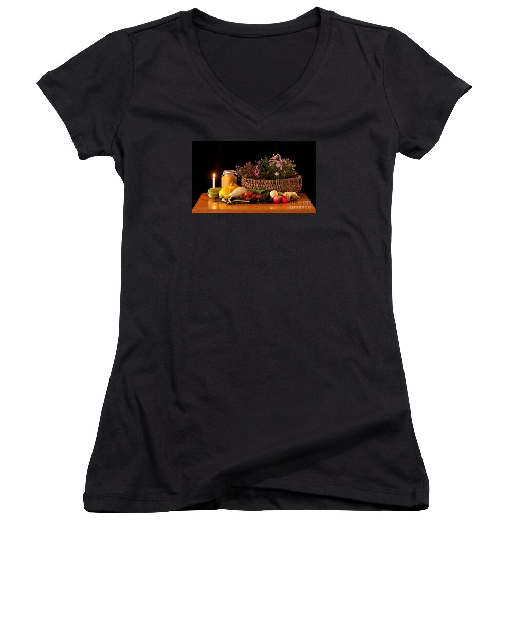 Beauty Of Fall Women's V-Neck featuring the photograph The beauty of fall by Torbjorn Swenelius